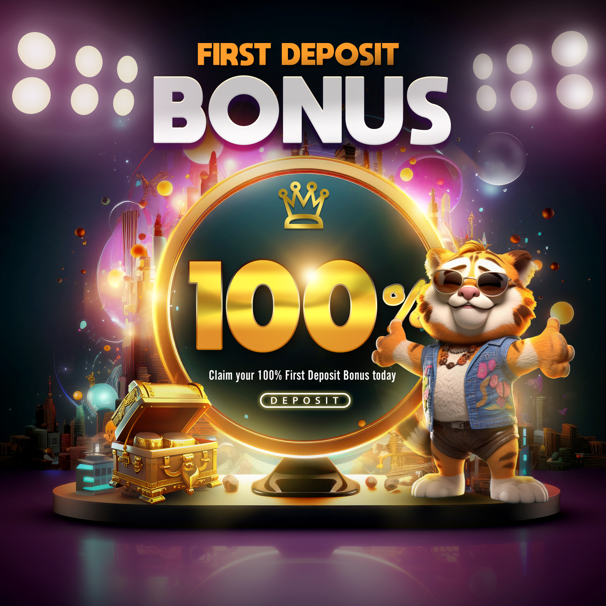 Claim your free welcome bonus on signup