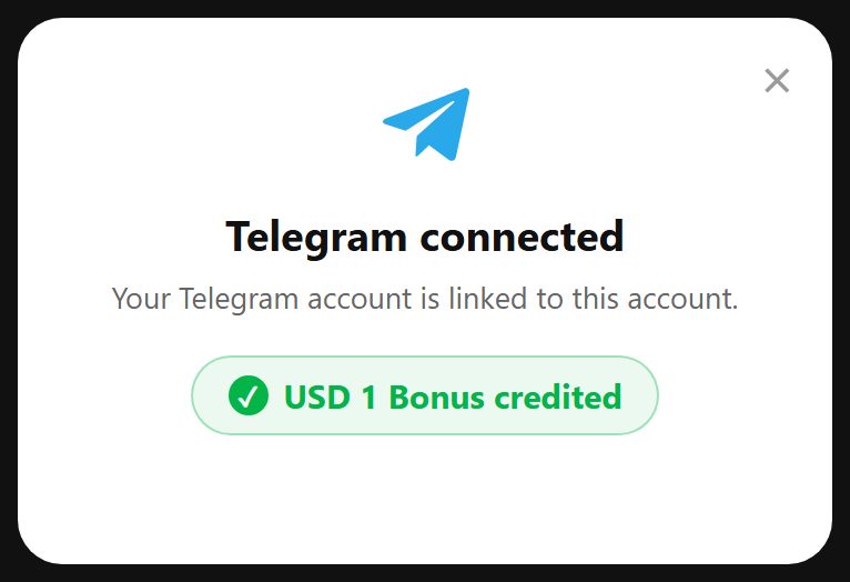 Connect Telegram step 6