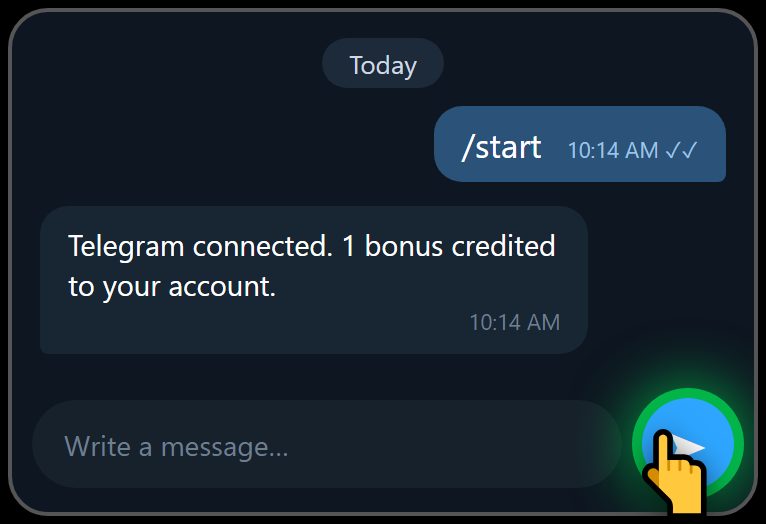 Connect Telegram step 5